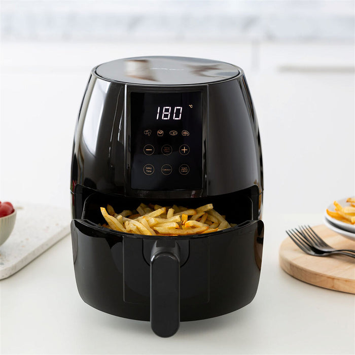 3L Digital Air Fryer w/ 200 C, Non-Stick & Removable Basket-#product_category#-Home Living Store