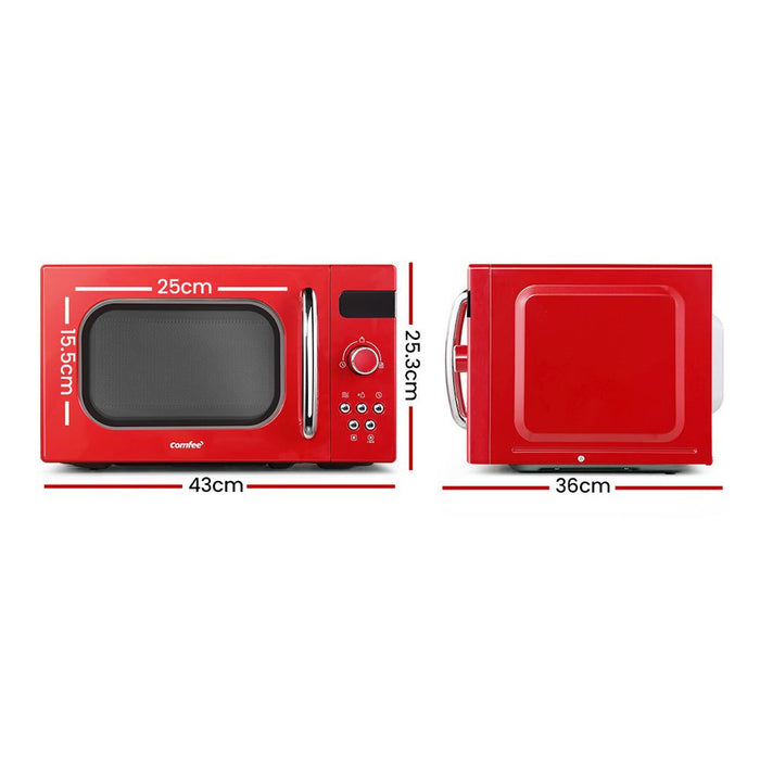 20L Microwave Oven 800W Countertop Benchtop Kitchen 8 Cooking Settings-#product_category#-Home Living Store