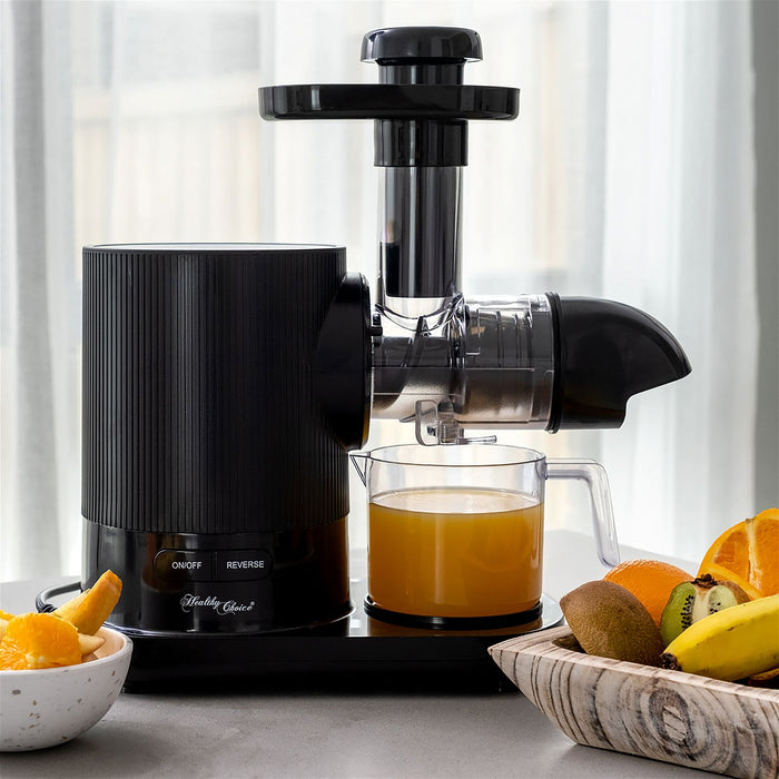 Cold Press Slow Juicer, 150W w/ 500ml Juice & Pulp Containers -Home Living Store - -