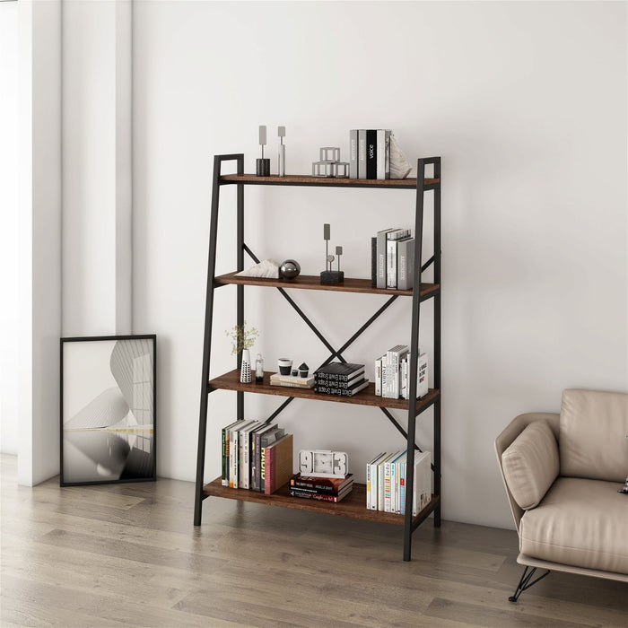 ASPECT 1300 Bookcase Dark Oak by Workzone -Home Living Store - -