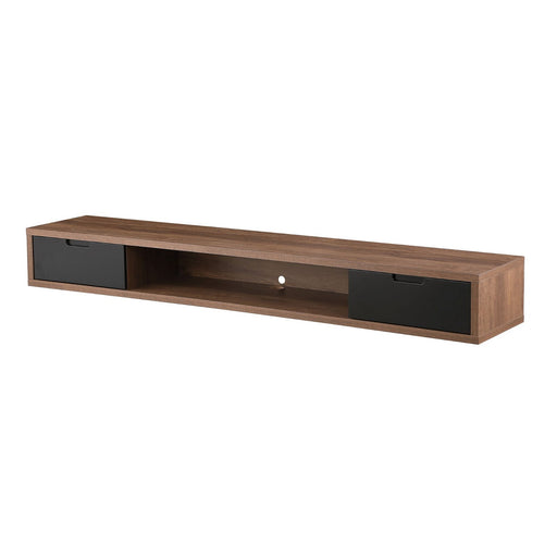 Air Entertainment Unit, Wall Mount, Entertainment Unit, 2000mm Dark Oak by Criterion - Home Living Store - Floating TV Cabinet