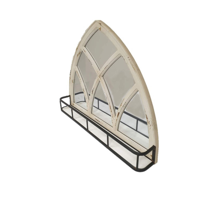 Cathedral Window Mirror Shelf by Urban Style -Home Living Store - -