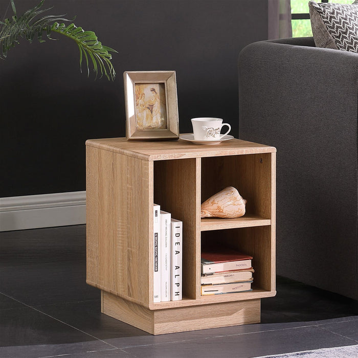 Encore Side Table Light Oak by Tauris™ -Home Living Store - -