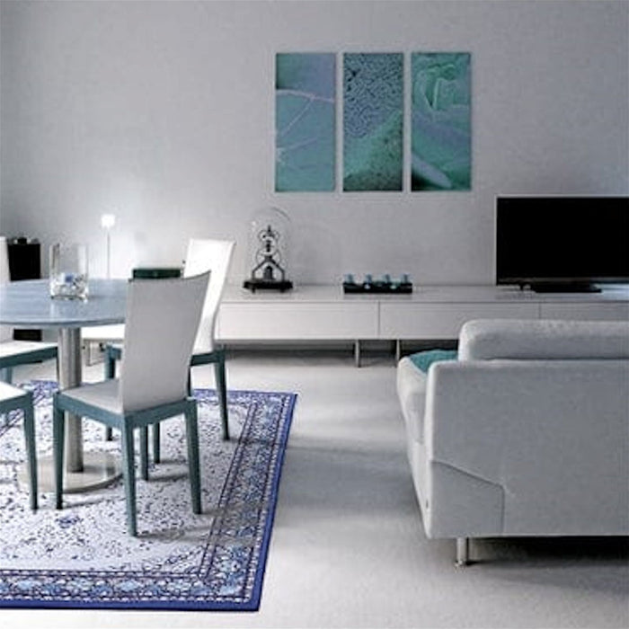 Floor Rugs Rug 200 x 290 Area Large Modern Carpet Soft Blue Living Room -Home Living Store - -