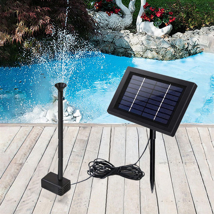 Gardeon Solar Pond Pump Water Fountain Outdoor Powered Submersible Filter 4FT -Home Living Store - -