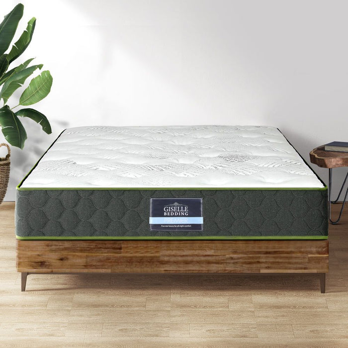 Giselle Bedding 25cm Mattress Green Tea Foam Single -Home Living Store - -