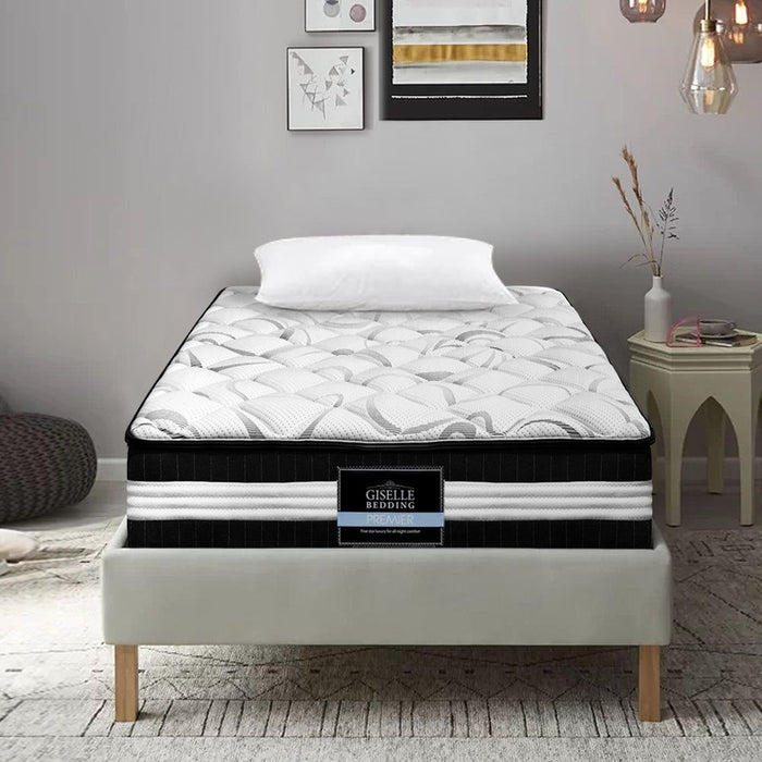 Giselle Bedding 30cm Mattress Medium Firm Single -Home Living Store - -