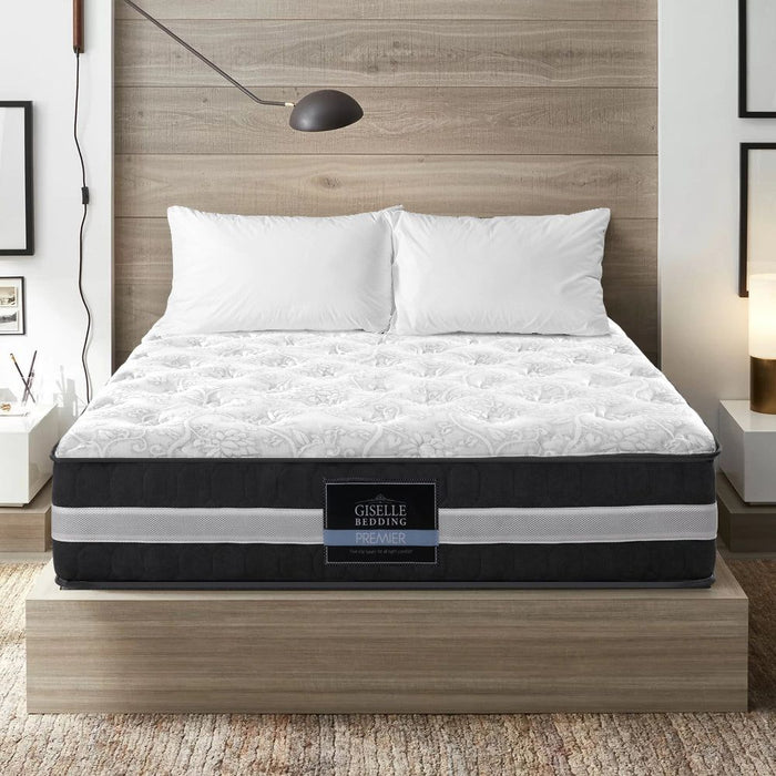 Giselle Bedding 30cm Mattress Pocket Spring Double -Home Living Store - -