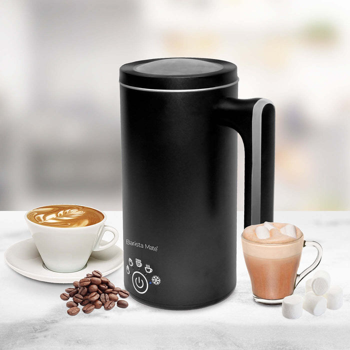 Hot & Cold Milk Frother, 5 Modes for Foam, Warming & Frothing Milk -Home Living Store - -