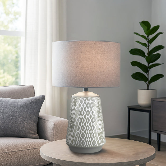 Inga Table Lamp Grey by Urban Style