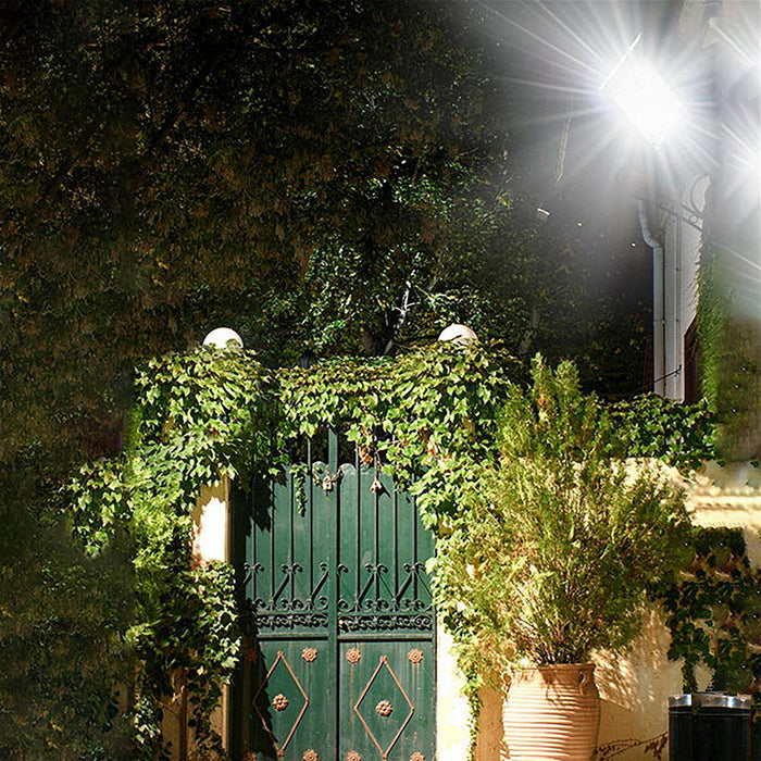 LED Solar Lights Street Flood Light Remote Outdoor Garden Security Lamp 60W -Home Living Store - -