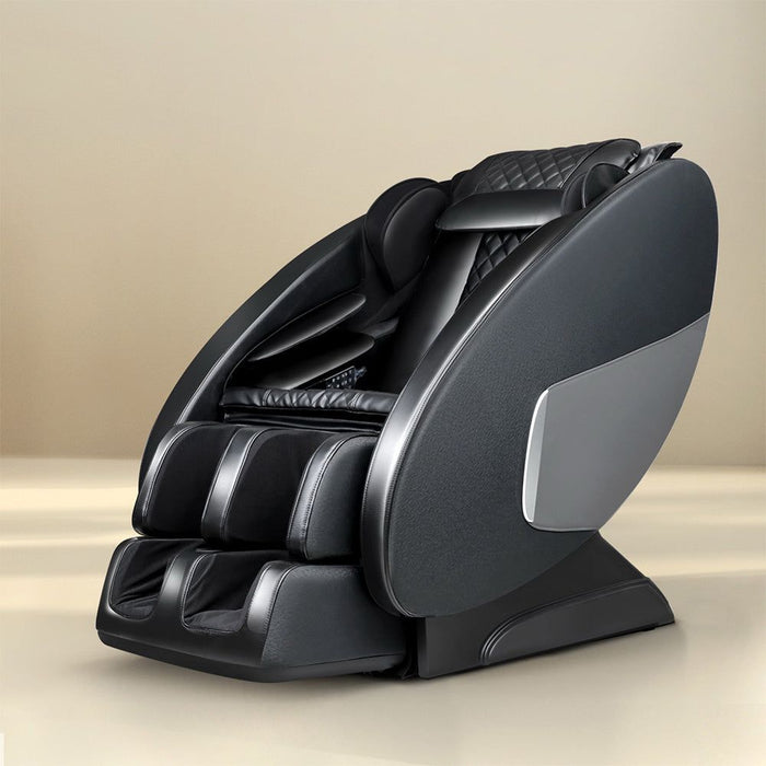 Livemor Massage Chair Electric Recliner Massager Black Ellmue -Home Living Store - -