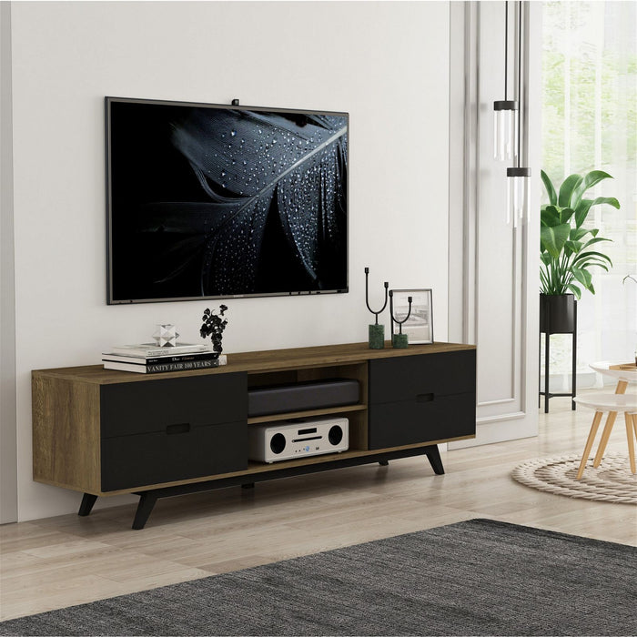 NOVA 1800 Entertainment Unit Dark Oak by Tauris - Home Living Store - Entertainment Unit