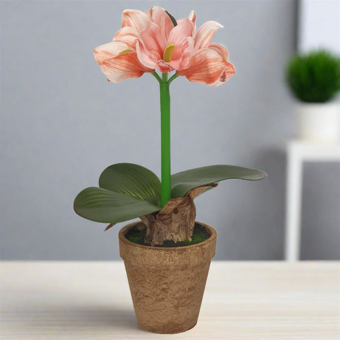 Peach Flower 40cmArtificial Plant by Criterion -Home Living Store - -