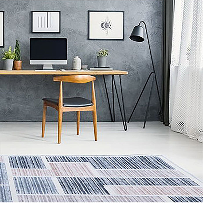Short Pile Floor Rug 200x290cm Oblo -Home Living Store - -