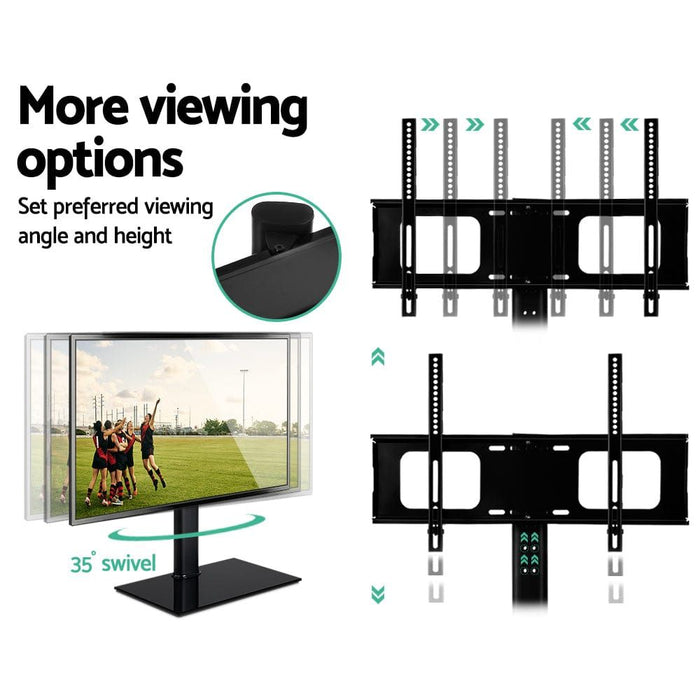 Table Top TV Swivel Mounted Stand -Home Living Store - -