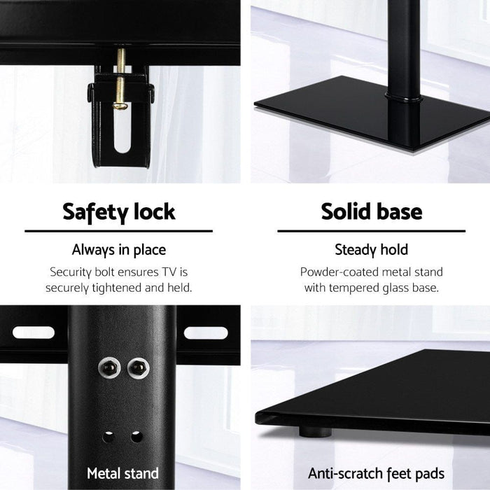 Table Top TV Swivel Mounted Stand -Home Living Store - -
