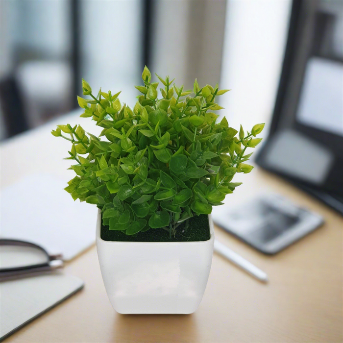 Tidy Green Shrub 20cm Artificial Plant by Criterion -Home Living Store - -