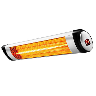 Electric Radiant Heater Patio Strip Heaters Infrared Indoor Outdoor Patio Remote Control 2000W-#product_category#-Home Living Store