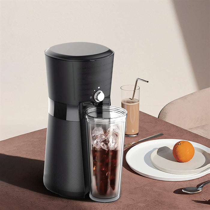 Digital Iced Coffee Maker w/ 10oz, Reusable Cup & Straw Included -Home Living Store - -  