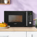 20L Microwave Oven 700W Countertop Kitchen Cooker Black-#product_category#-Home Living Store