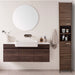 Alto Bathroom Tallboy Narrow High Cabinet With 2 Doors/2 Shleves - Walnut -Home Living Store - -  
