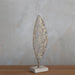37cm Table Top Gold Leaf Ornament by Urban Style-#product_category#-Home Living Store