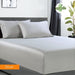 400 thread count bamboo cotton 1 fitted sheet with 2 pillowcases queen silver-#product_category#-Home Living Store