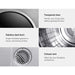 5kg Vented Tumble Dryer - Silver-#product_category#-Home Living Store