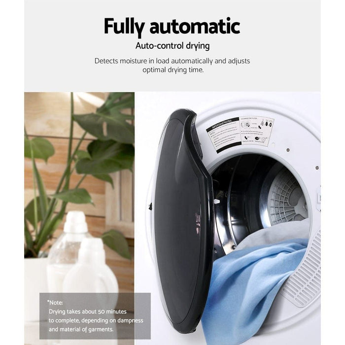 5kg Vented Tumble Dryer - White-#product_category#-Home Living Store