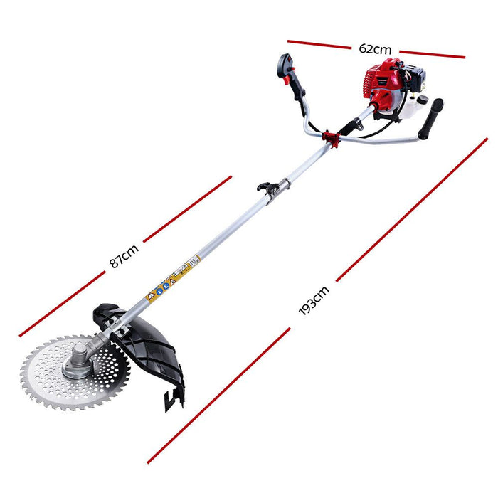 62CC Pole Chainsaw Petrol 7 In 1 Brush Cutter Whipper Snipper Multi Tools-#product_category#-Home Living Store