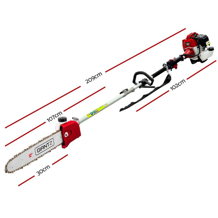 62CC Pole Chainsaw Petrol Chain Saw Brush Cutter Brushcutter Tree-#product_category#-Home Living Store
