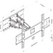 800x500 VESA Mount Bracket, Dual Arm Articulated by Tauris™-#product_category#-Home Living Store