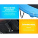 8FT Trampoline Round Trampolines Kids Safety Net Enclosure Pad Outdoor Gift Multi-coloured-#product_category#-Home Living Store