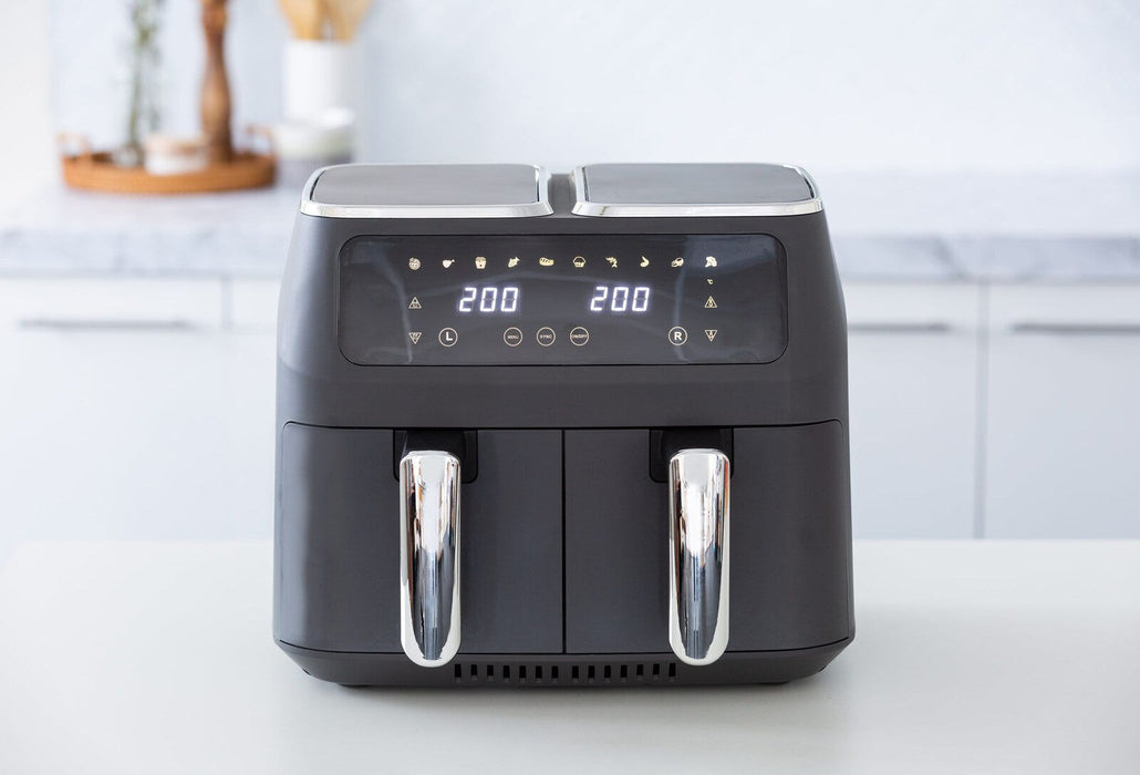 8L Dual Zone Digital Air Fryer with 200C, 10 Cooking Programs-#product_category#-Home Living Store