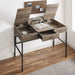 ADEPT Modern Desk in Rustic Oak Finish by Urban Style-#product_category#-Home Living Store