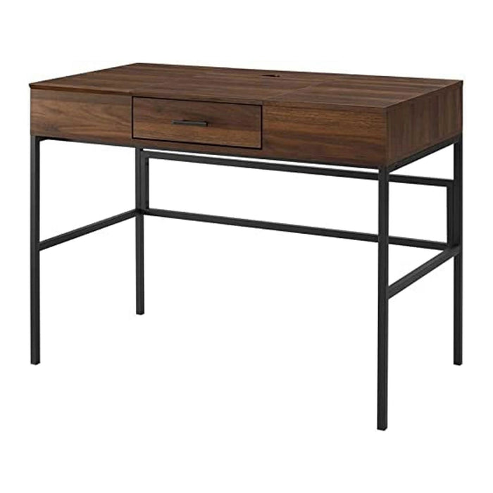 ADEPT Modern Desk in Walnut Finish by Urban Style-#product_category#-Home Living Store