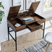 ADEPT Modern Desk in Walnut Finish by Urban Style-#product_category#-Home Living Store
