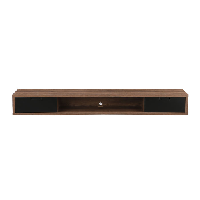 Air Entertainment Unit, Wall Mount (Hover), 2000mm Dark Oak by Criterion