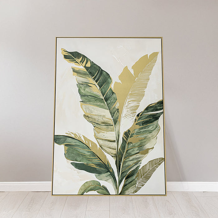 Brushmarks Foiled Canvas Palm by Urban Style