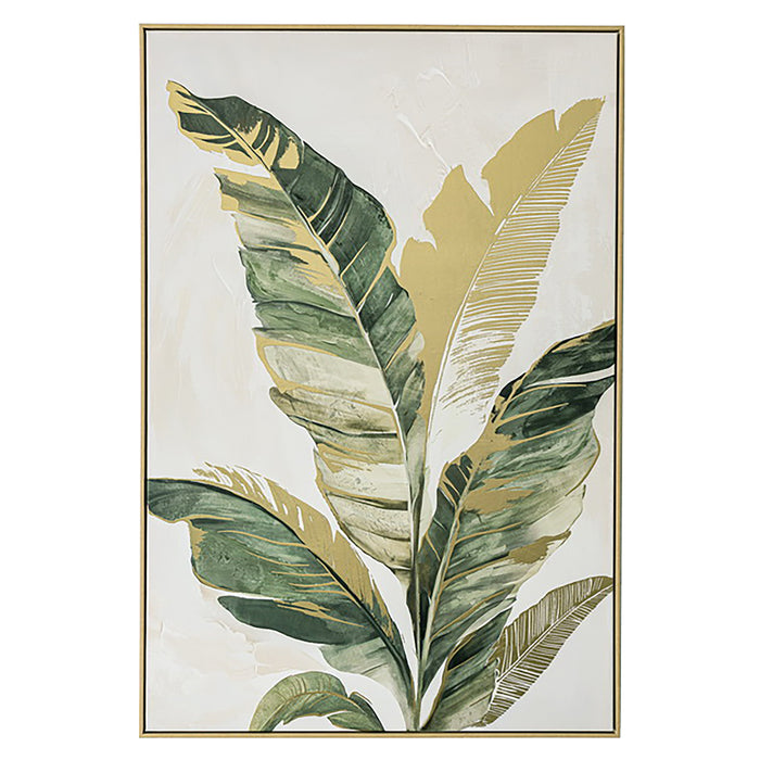 Brushmarks Foiled Canvas Palm by Urban Style