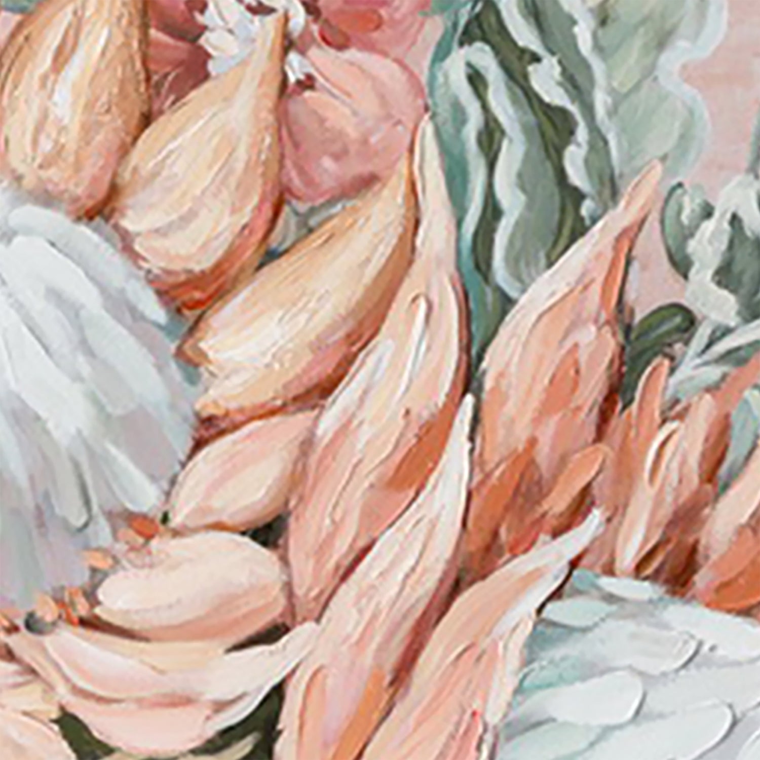 3D Hand Painted Oil Paint Embellishment