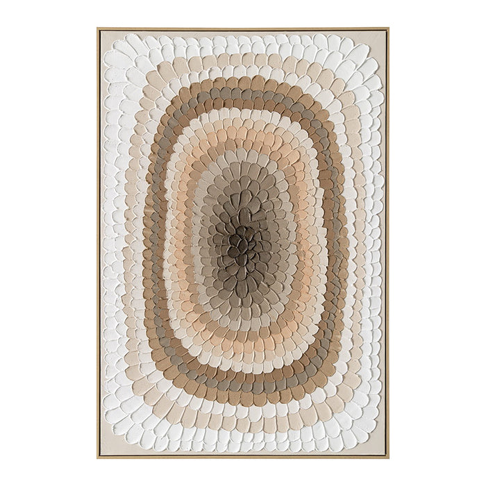 Brushmarks Oil Painting Textured Ochre Strokes by Urban Style