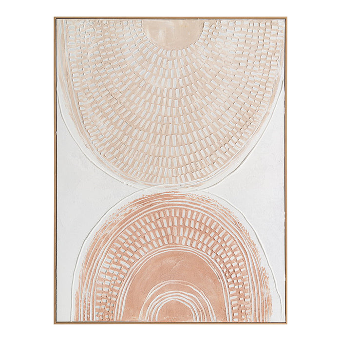 Brushmarks Oil Painting Textured Blush Arches by Urban Style