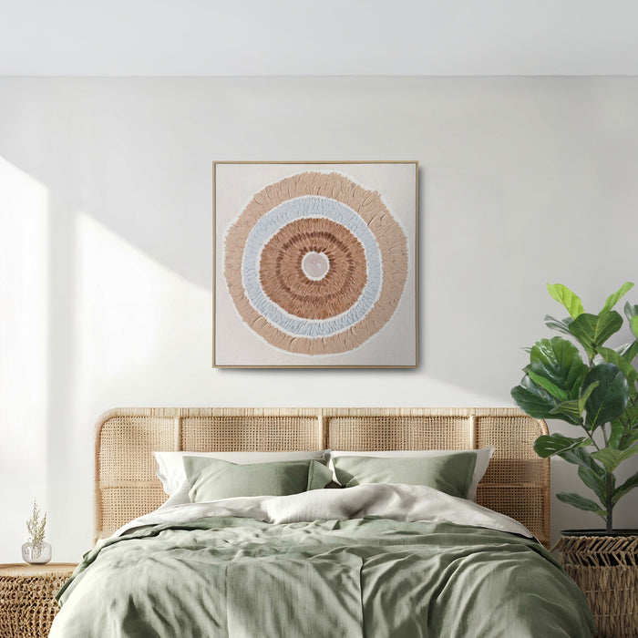 Brushmarks Oil Painting Textured Natural Ring by Urban Style