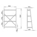 ASPECT 1300 Bookcase Dark Oak by Workzone -Home Living Store - -  