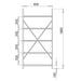 ASPECT 1800 Bookcase Oak by Workzone™ -Home Living Store - -  