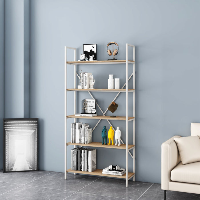 ASPECT 1800 Bookcase Oak by Workzone™ -Home Living Store - -  