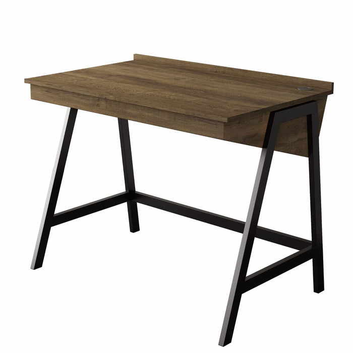 ASPECT Desk Dark Oak by Workzone™ -Home Living Store - -  