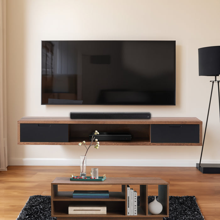 Air Entertainment Unit, Wall Mount (Hover), 2000mm Dark Oak by Criterion